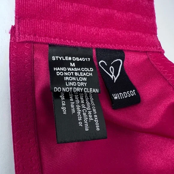 Windsor Romantic Red Lace Sequin Heavily Beaded Bustier Top Coquette Size M READ - Picture 2 of 11